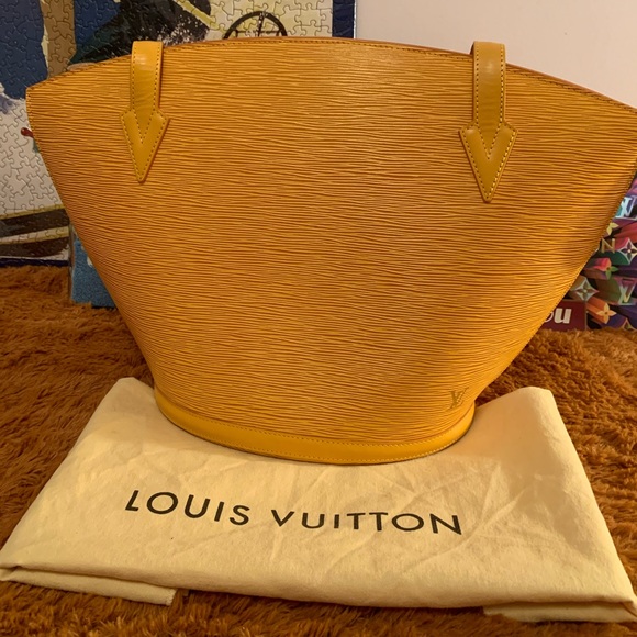 SOLD💯 Authentic LV St Jacques GM Yellow Epi leath - Picture 1 of 16